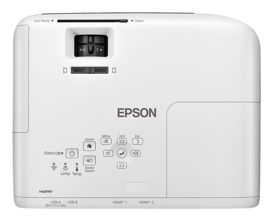 Epson PowerLite W55+ 4000 ANSI lumens 3LCD WXGA (1200x800) White – image 2