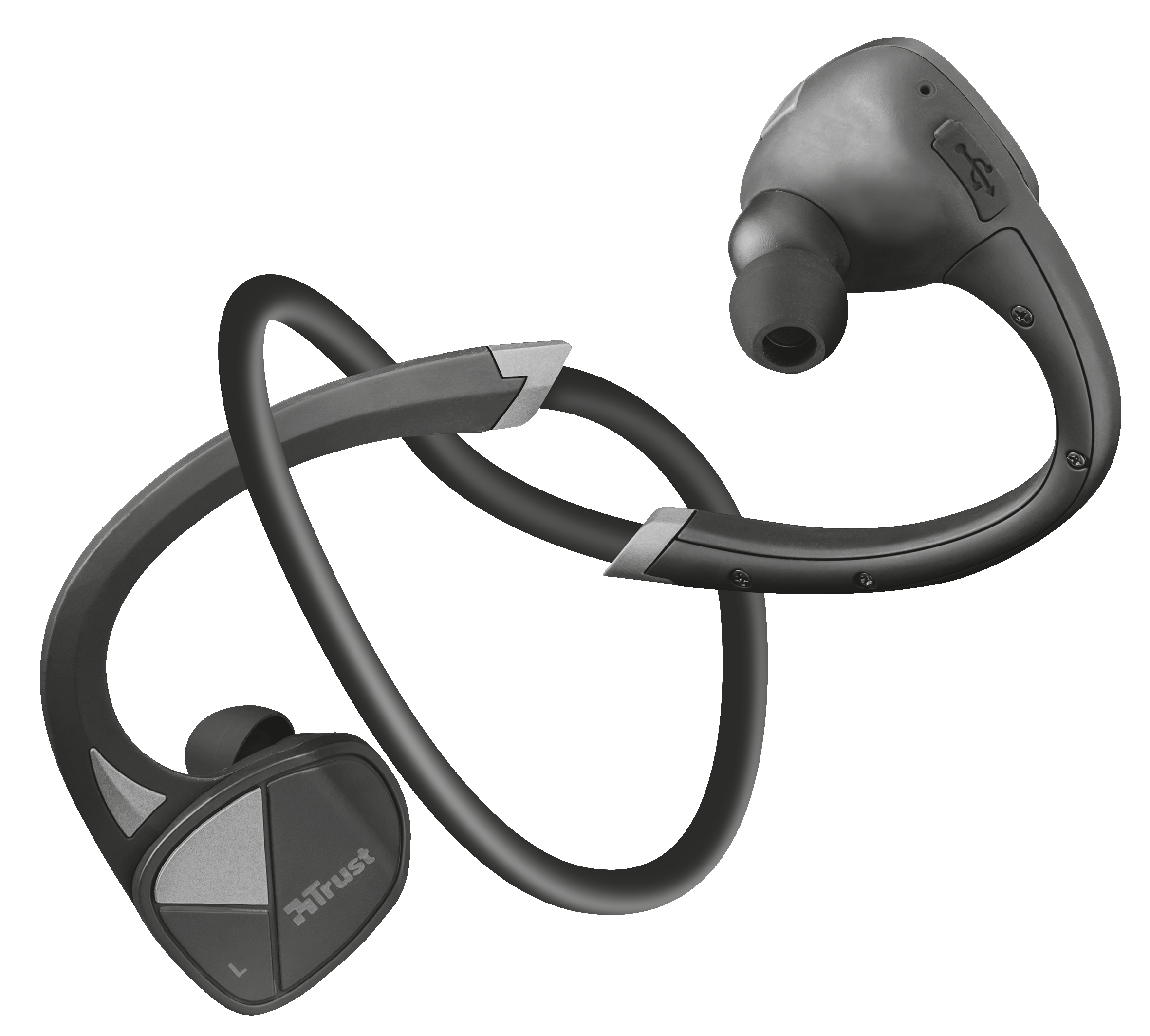 Trust Velo Headset Wireless Neck-band Calls/Music Micro-USB Bluetooth Black – image 3