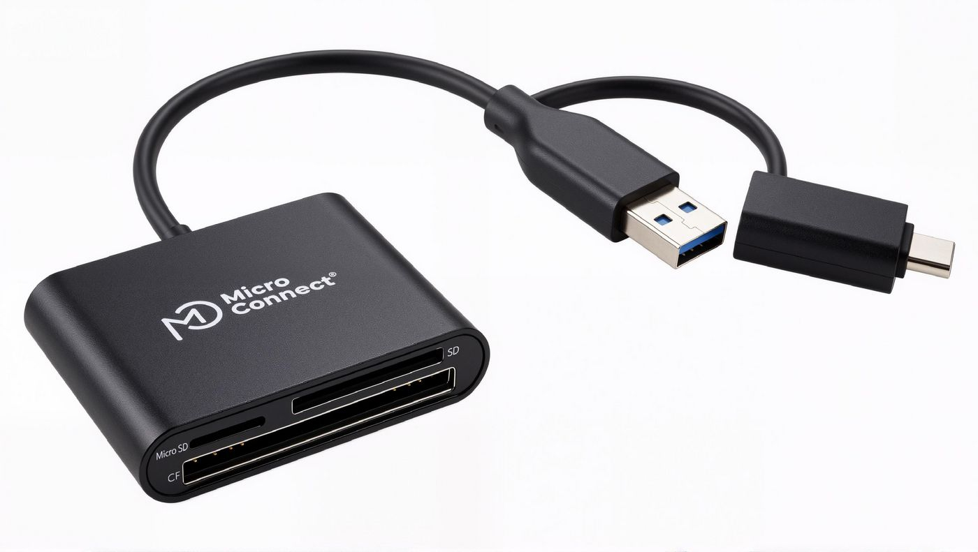Premium USBA/C to Multi Card Reader