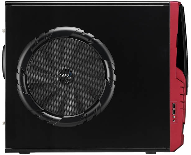 Aerocool AeroRacer Midi Tower Black, Red – image 3