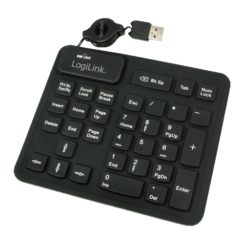 LogiLink ID0059 keyboard USB Numeric Black