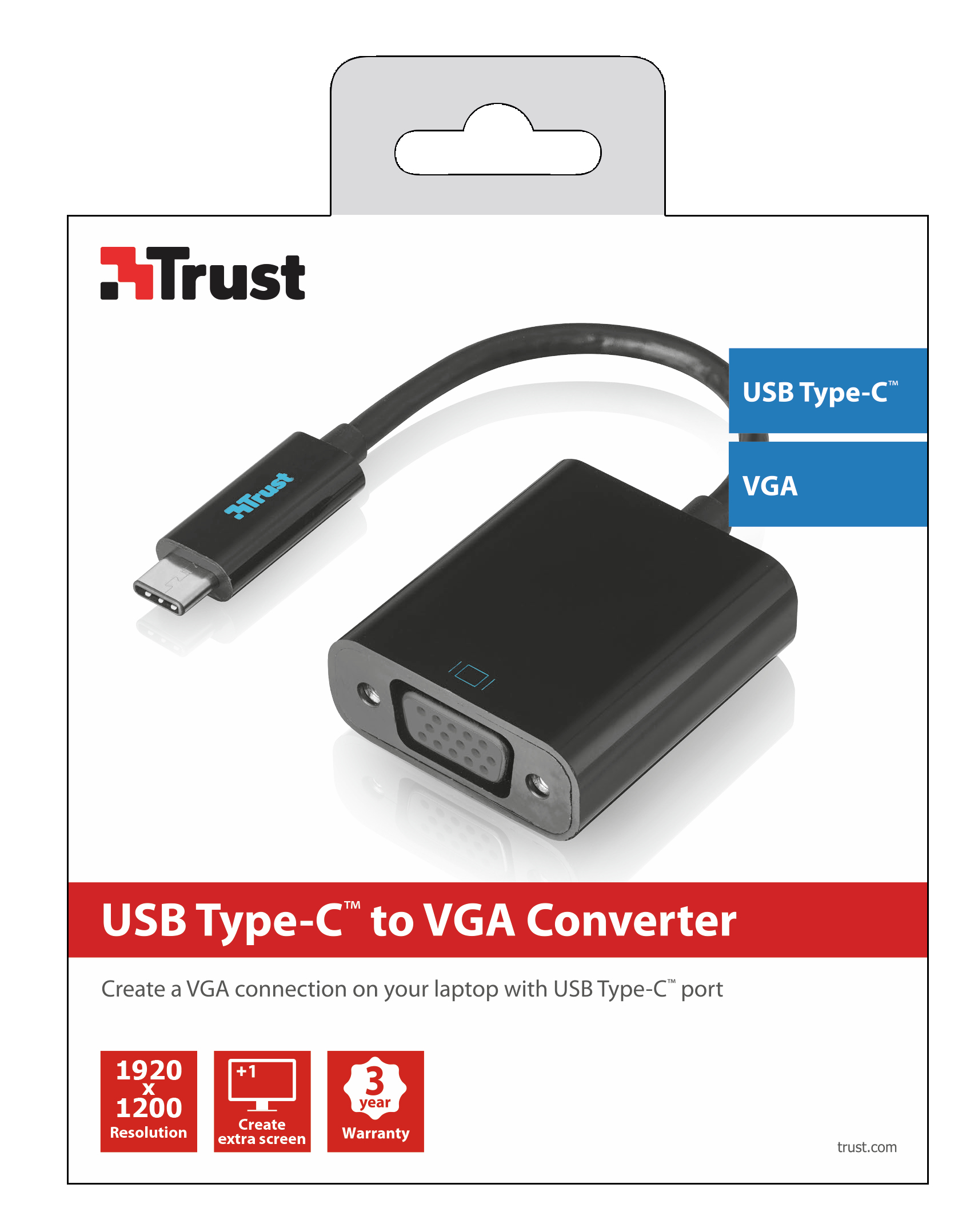 Trust 21012 USB graphics adapter Black – image 5
