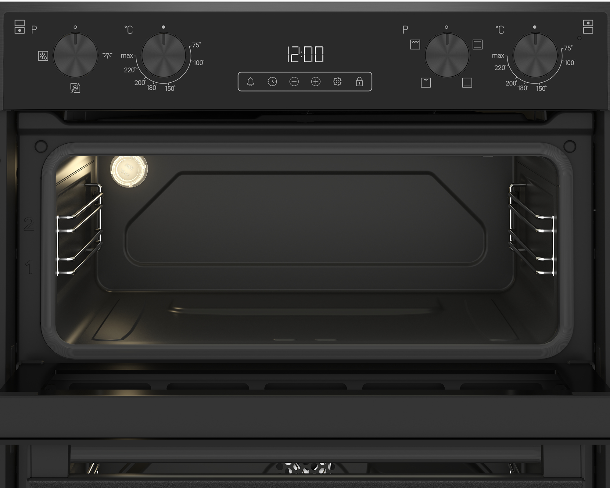 Blomberg ROTN9202DX 72cm Built-In Double Fan Oven with Touch Control LED Display – image 5