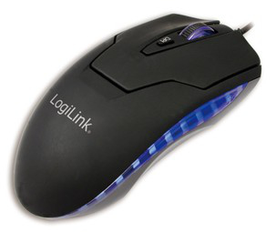 LogiLink ID0009A mouse Office Right-hand USB Type-A + PS/2 Laser 2400 DPI