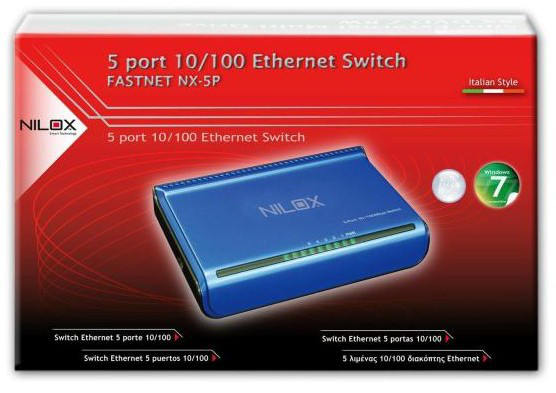 Nilox 16NX040501002 network switch Blue – image 2