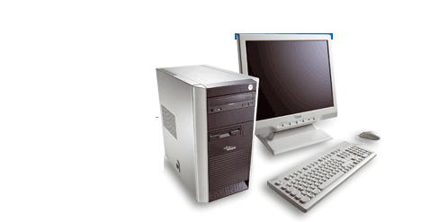 Fujitsu SCENIC P300 P4 2.8GHz 256MB 40GB DVD