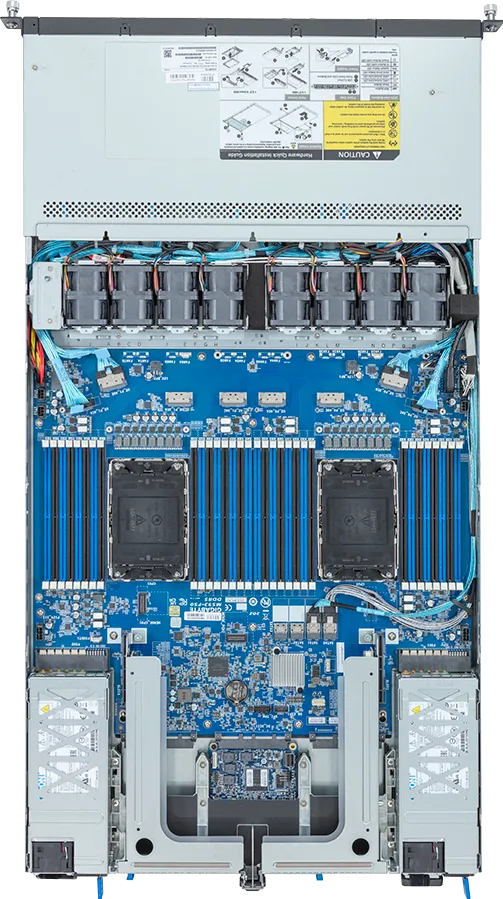 GIGABYTE R183-S91-AAD1 Intel C741 LGA 4677 (Socket E) Rack (1U) Black, Steel – image 3