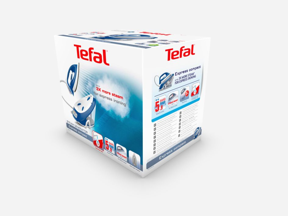 Tefal Express Compact SV7112 steam ironing station – image 4