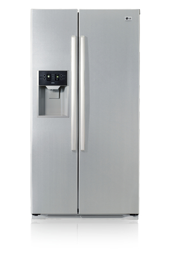 LG GW-L207FLQV side-by-side refrigerator Freestanding Silver