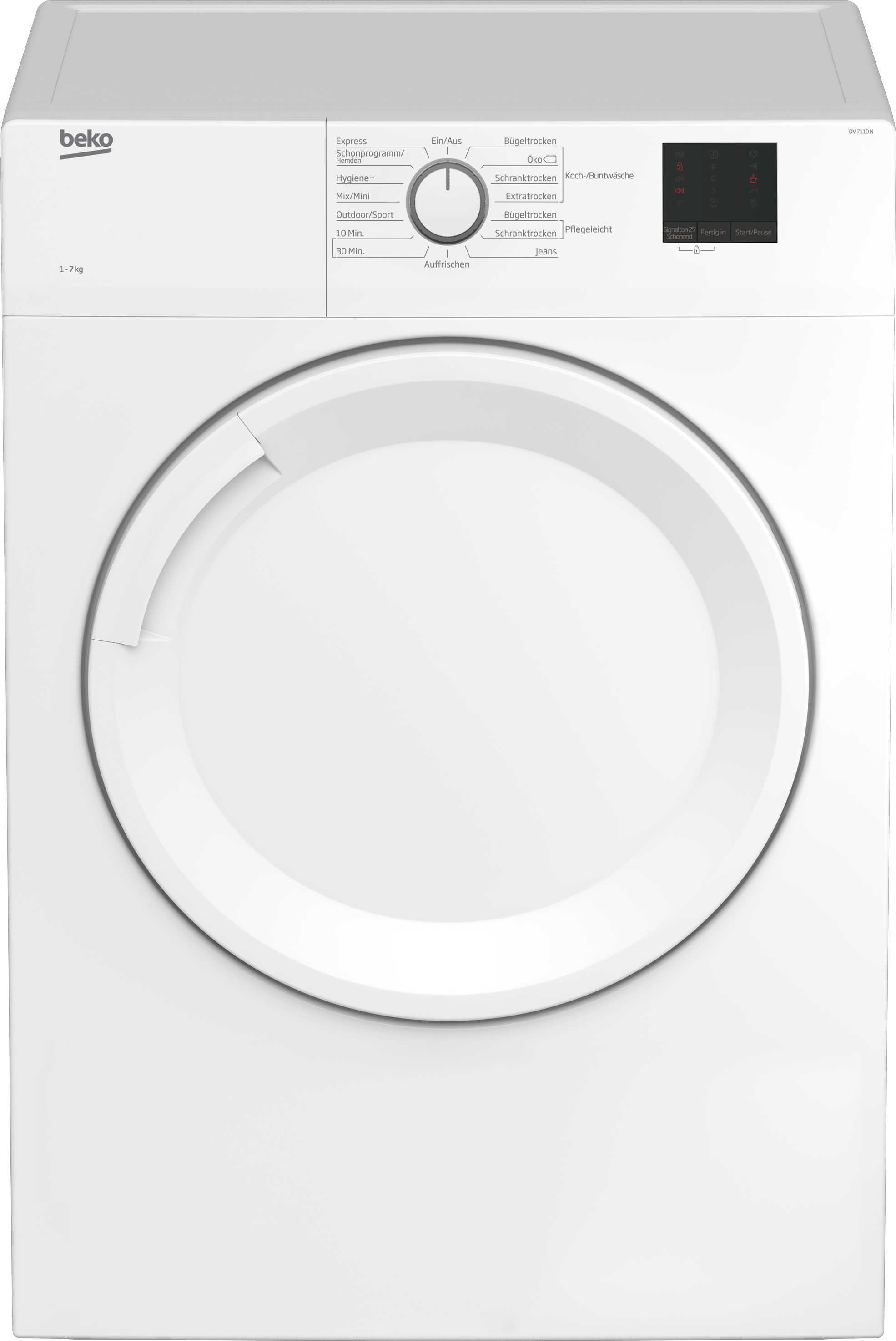 Beko DV7110N tumble dryer Freestanding Front-load – image 1