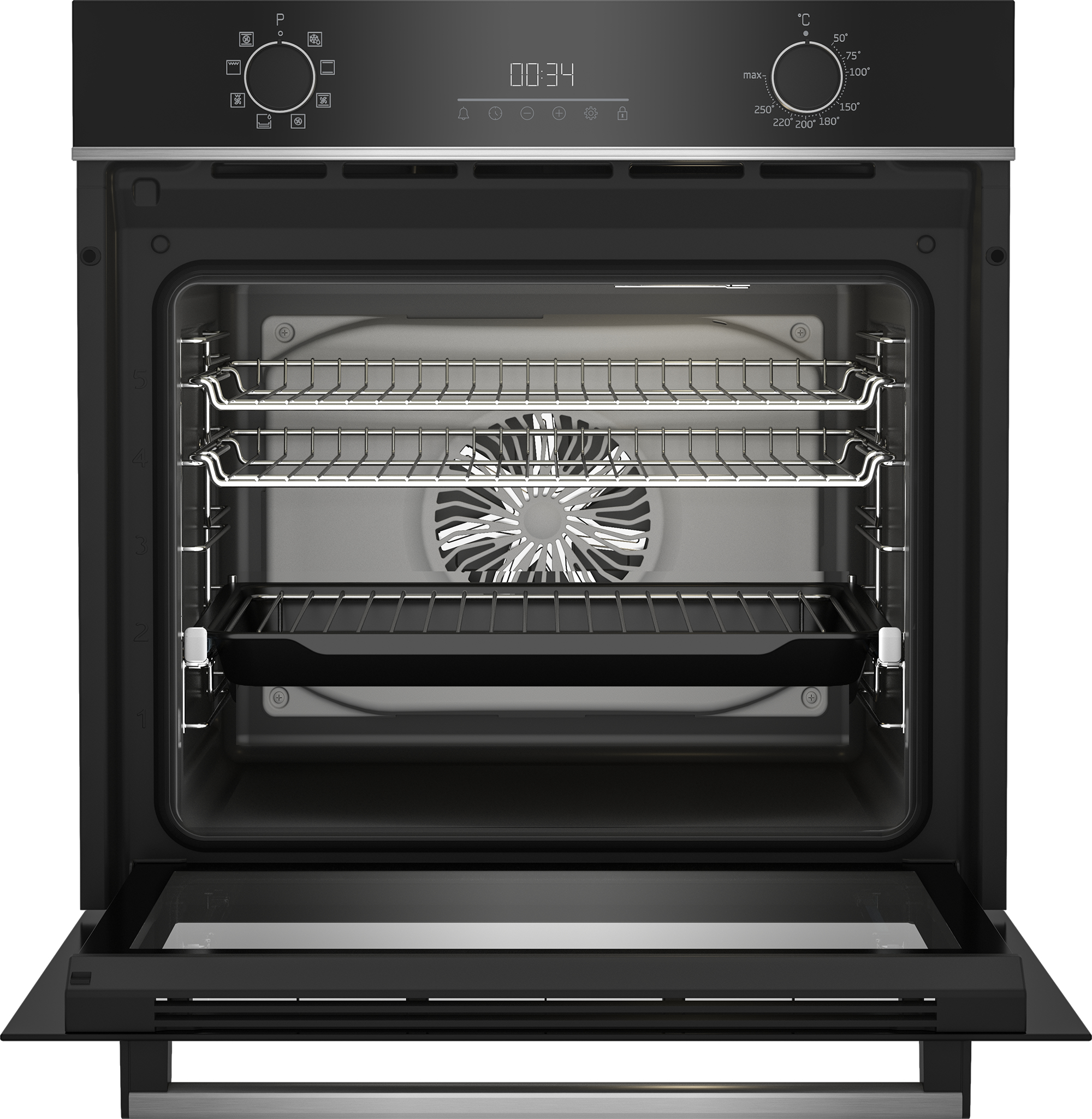 Beko BBIM14300BC 60cm Built-In Single Multi-Function Oven with AeroPerfect™ – image 4