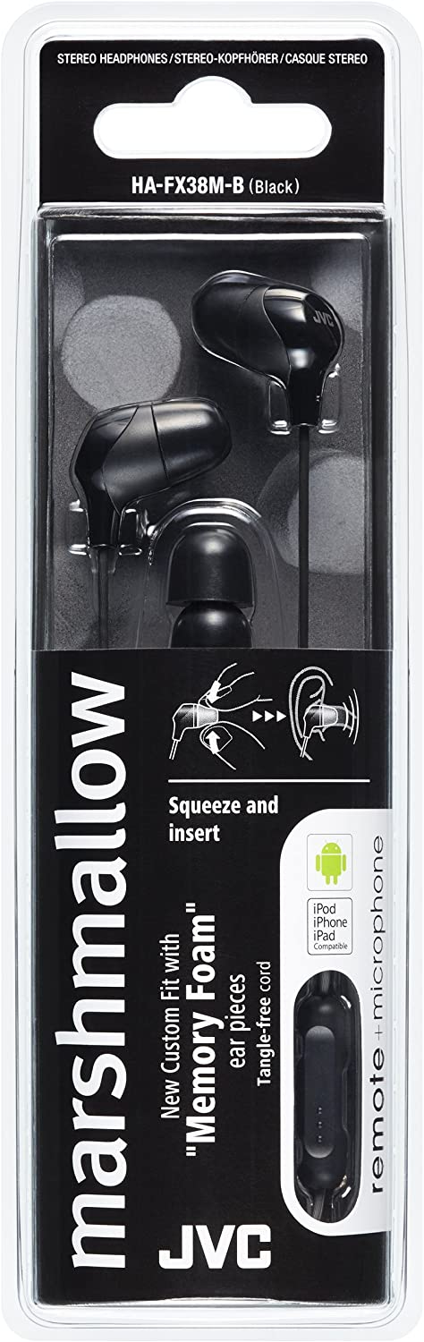 JVC HA-FX38M-B headphones/headset Wired In-ear Calls/Music/Sport/Everyday Black – image 2