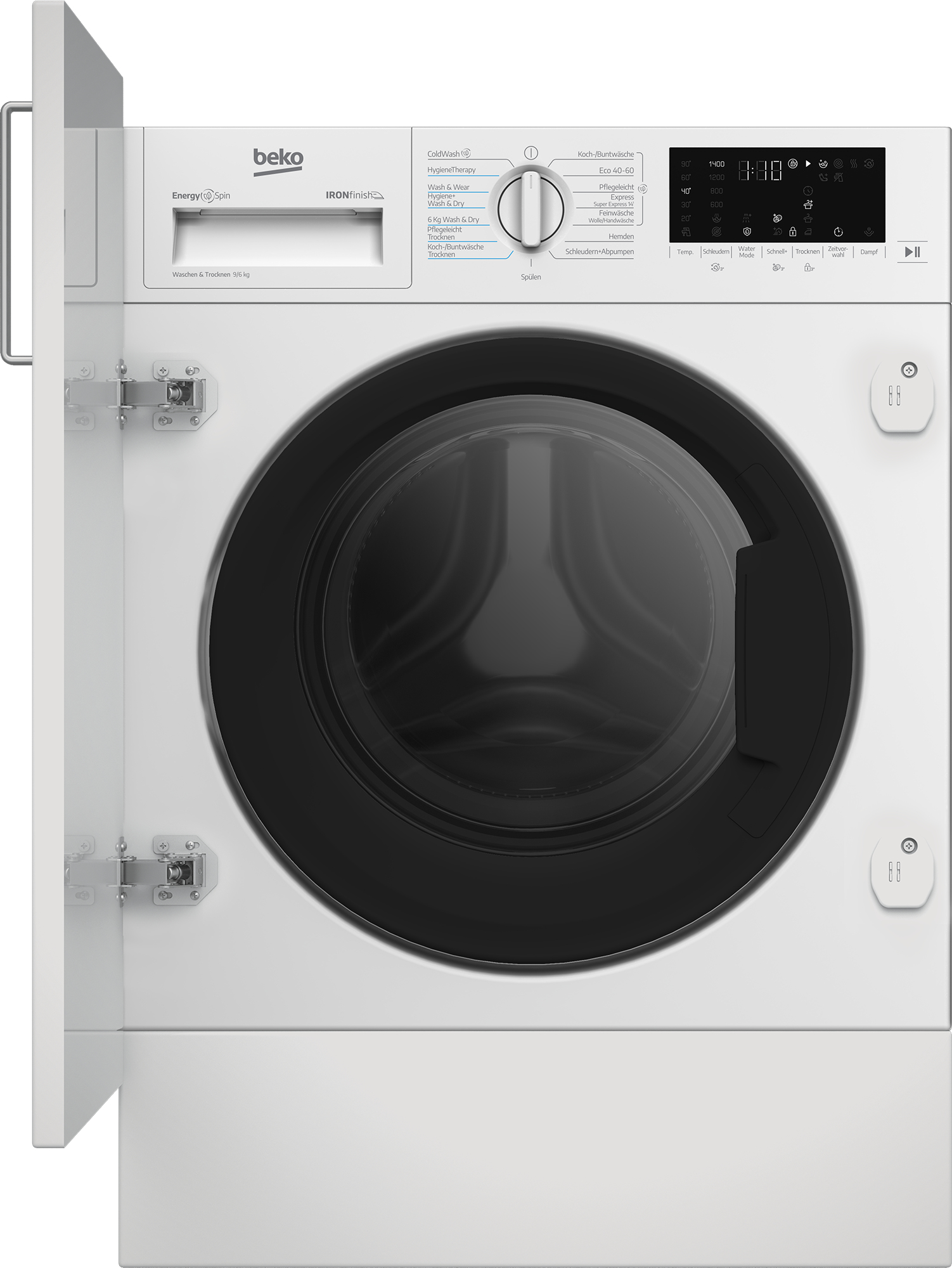 Beko B5DBT6941W washer dryer Built-in Front-load White – image 1