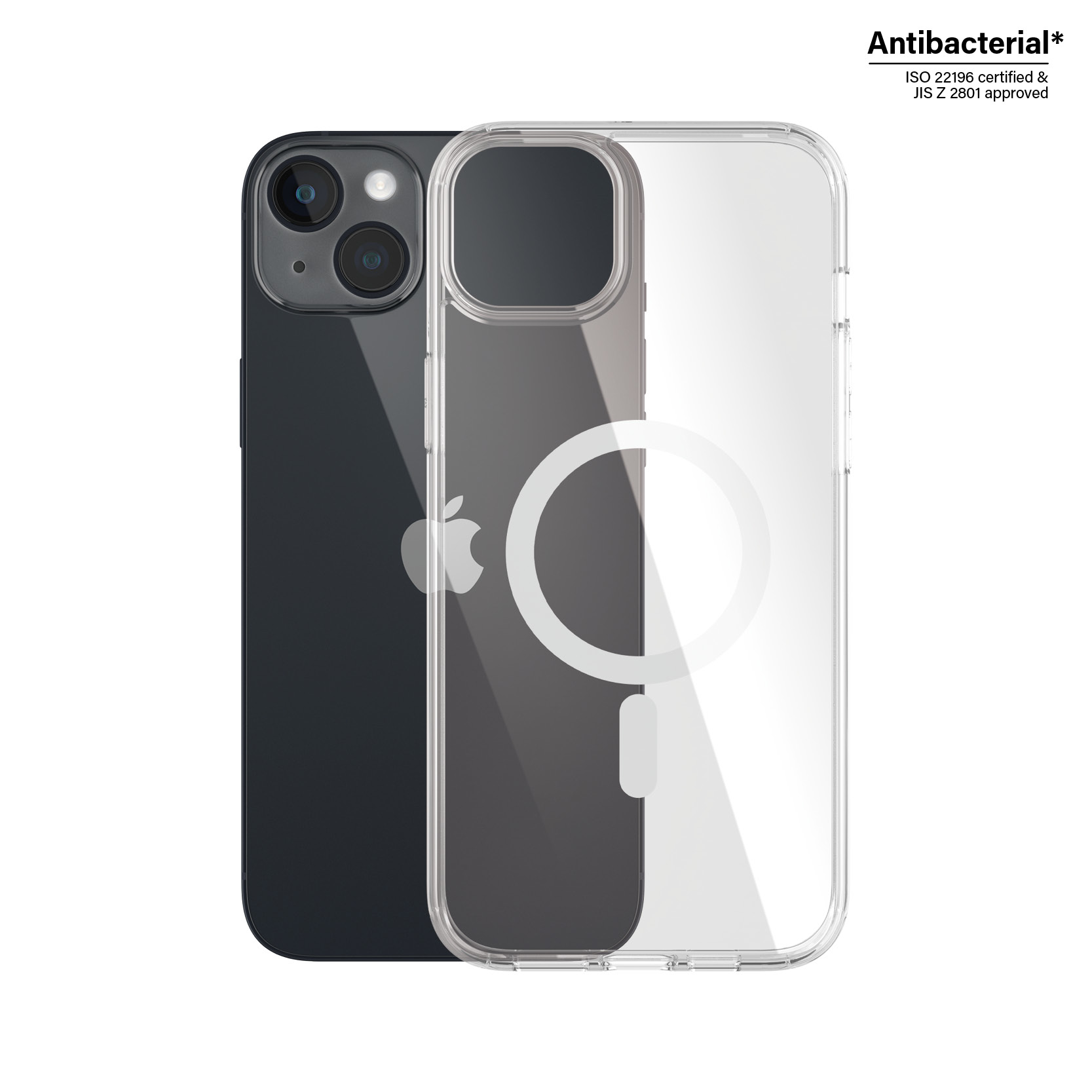 PanzerGlass® HardCase MagSafe Compatible iPhone 14 Plus | Clear