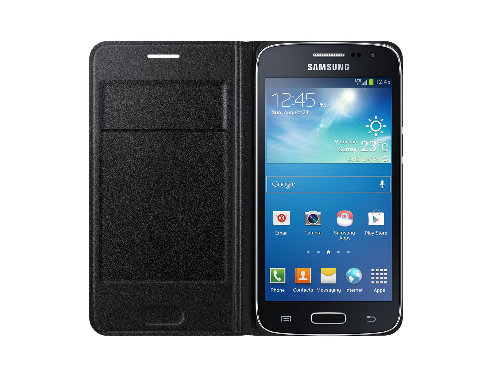 Samsung EF-WG386BBEGEU mobile phone case Folio Black – image 4