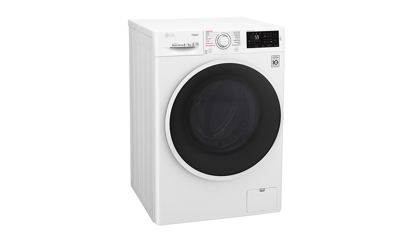 LG F4J6TG0W washer dryer Freestanding Front-load White – image 8