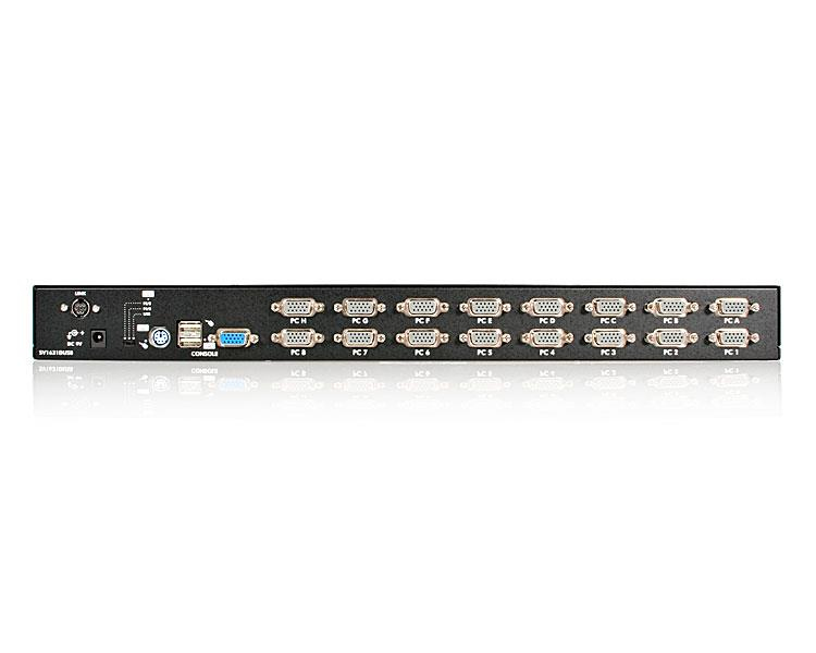 StarTech.com 16 Port 1U Rackmount USB PS/2 KVM Switch with OSD – image 3