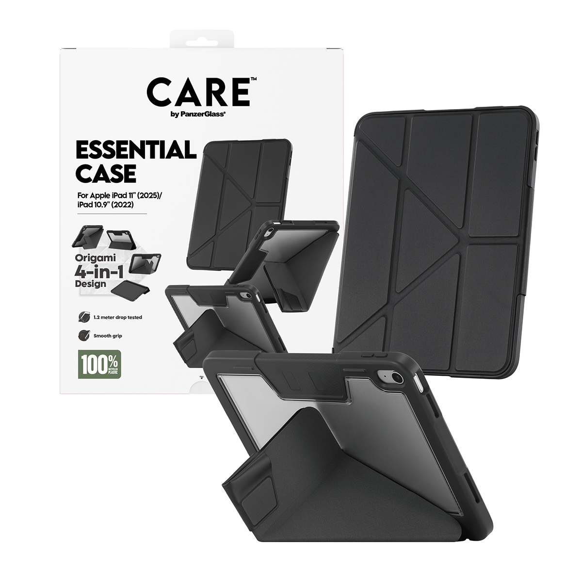 PanzerGlass CARE™ by PanzerGlass®™ by PanzerGlass Essential Case Black iPad 11" (2025) | iPad 10.9'' (2022) – image 5