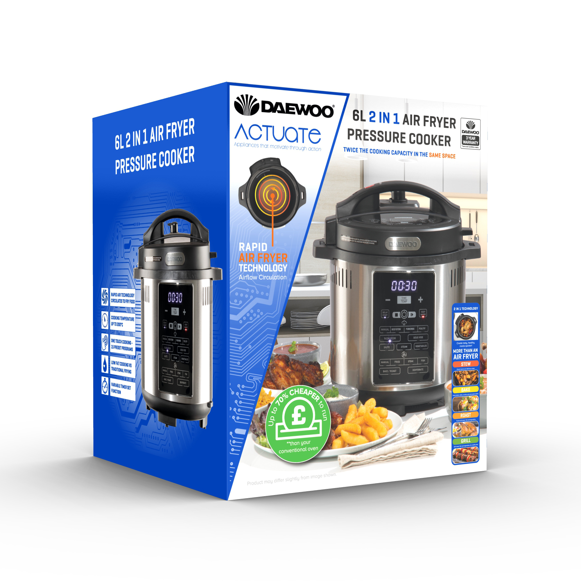 Daewoo SDA2621GE fryer Single