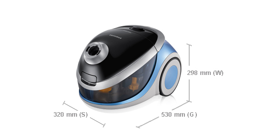 Samsung SD9450 2 L Cylinder vacuum Dry 1600 W Bagless – image 5