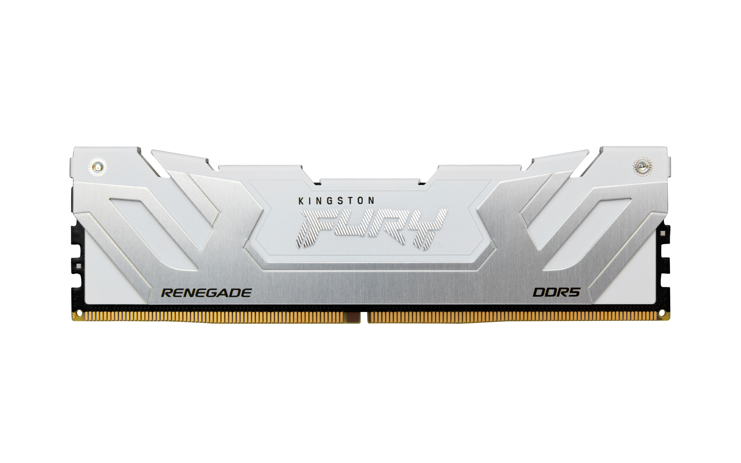 Memoria RAM Kingston FURY Renegade Silver/White - DDR5 - 24GB - 8400MHz - UDIMM - Para PC - KF584CU40RW-24