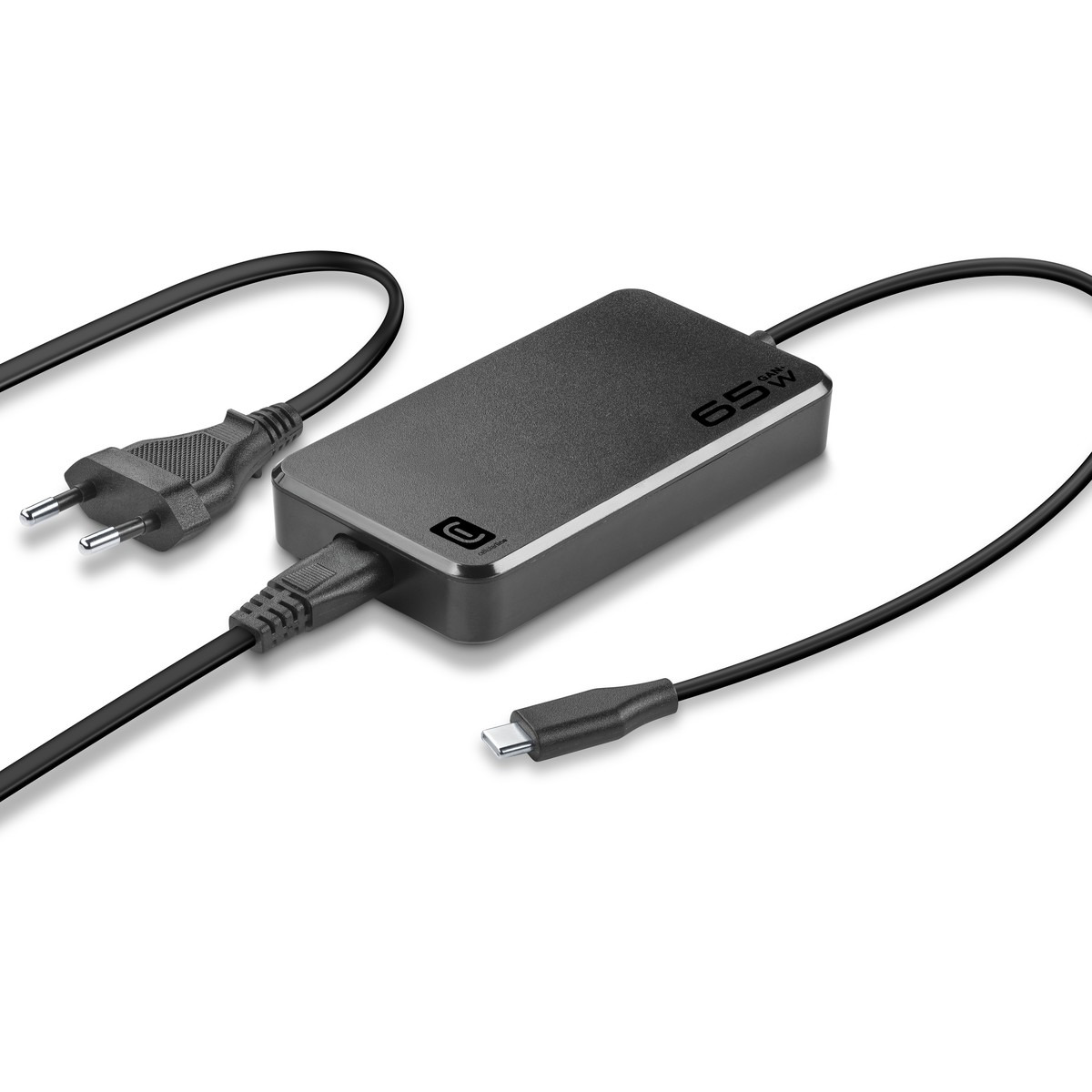 Cellularline GaN+ 65W USB-C charger with integrated cable – image 1