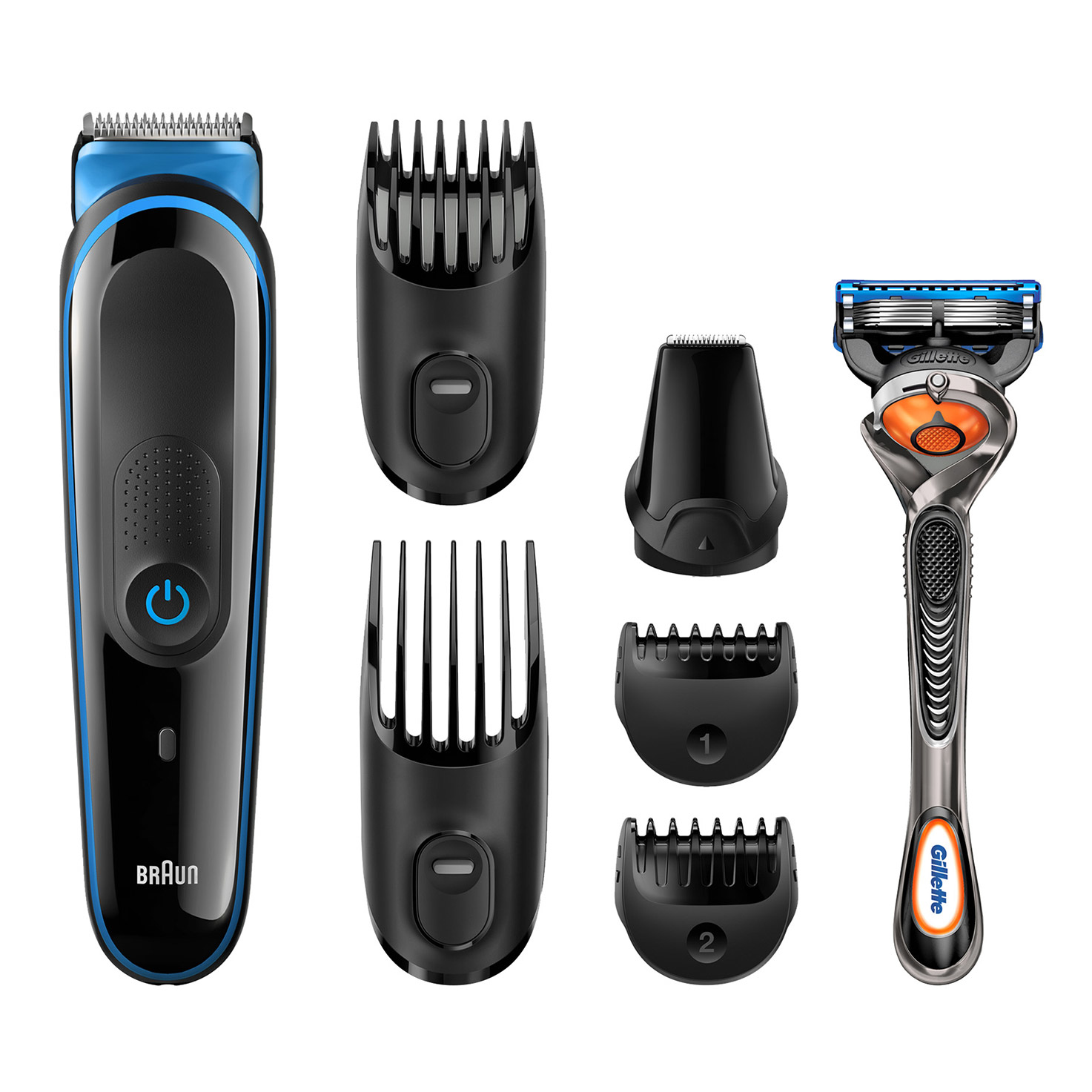 Braun MGK3045 men's shaver Foil shaver Trimmer Black, Blue