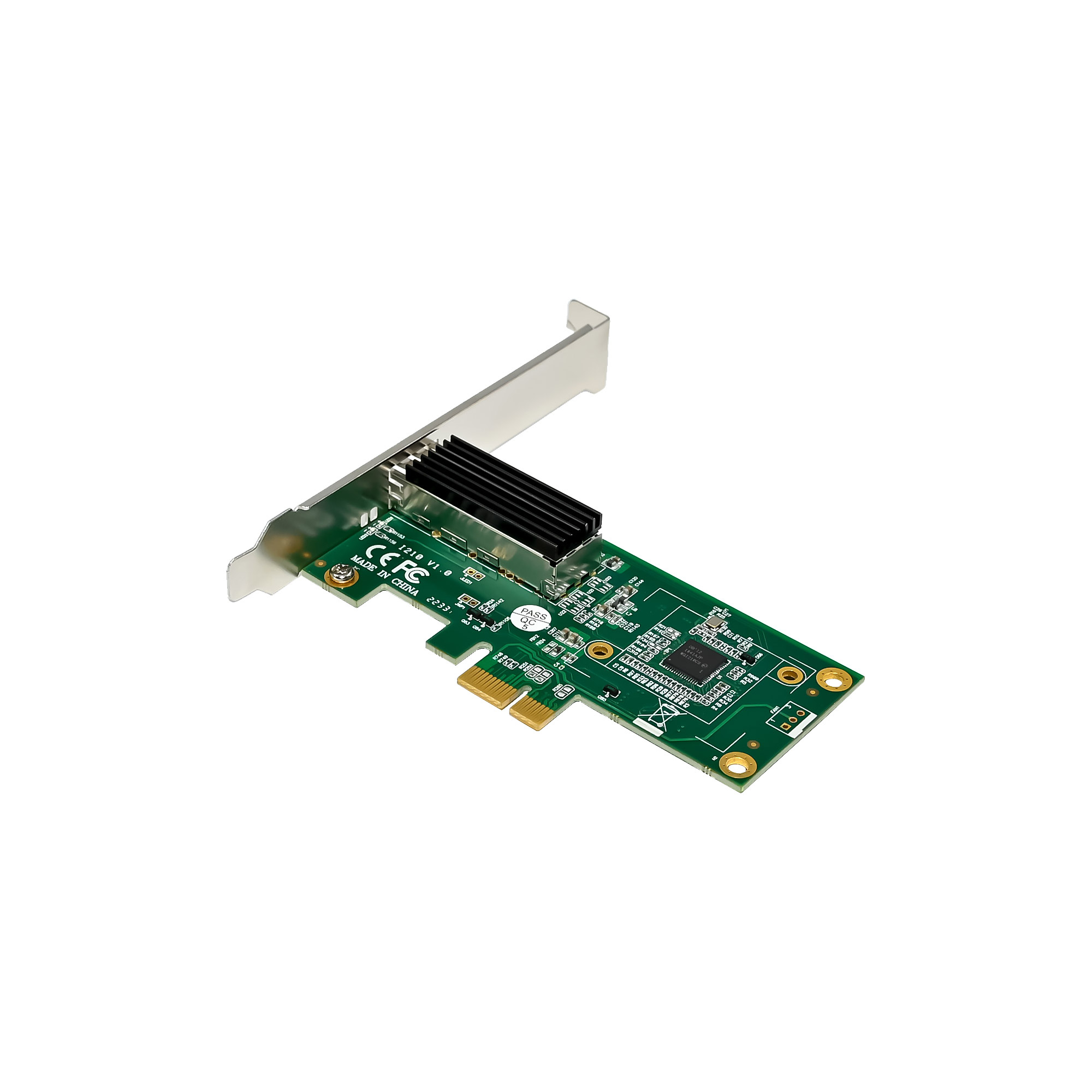 InLine Gigabit network card, 1x SFP, PCIe x1, incl. low profile slot bracket – image 3