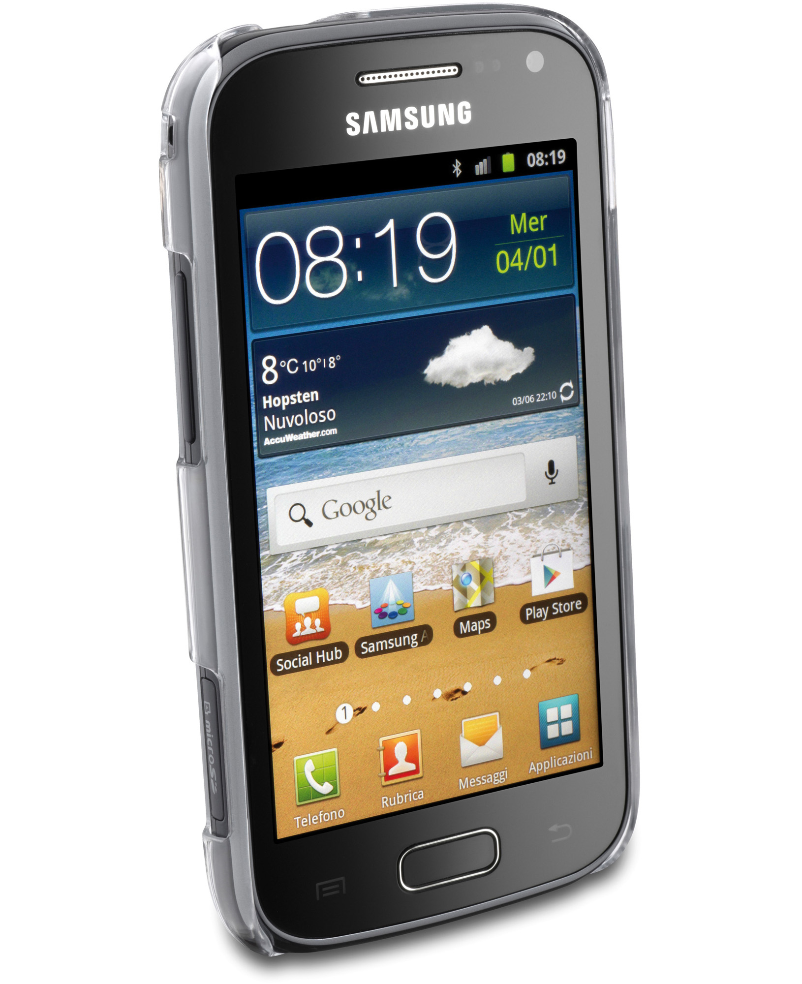 Cellularline Invisible Galaxy Ace 2- Transparent – image 4