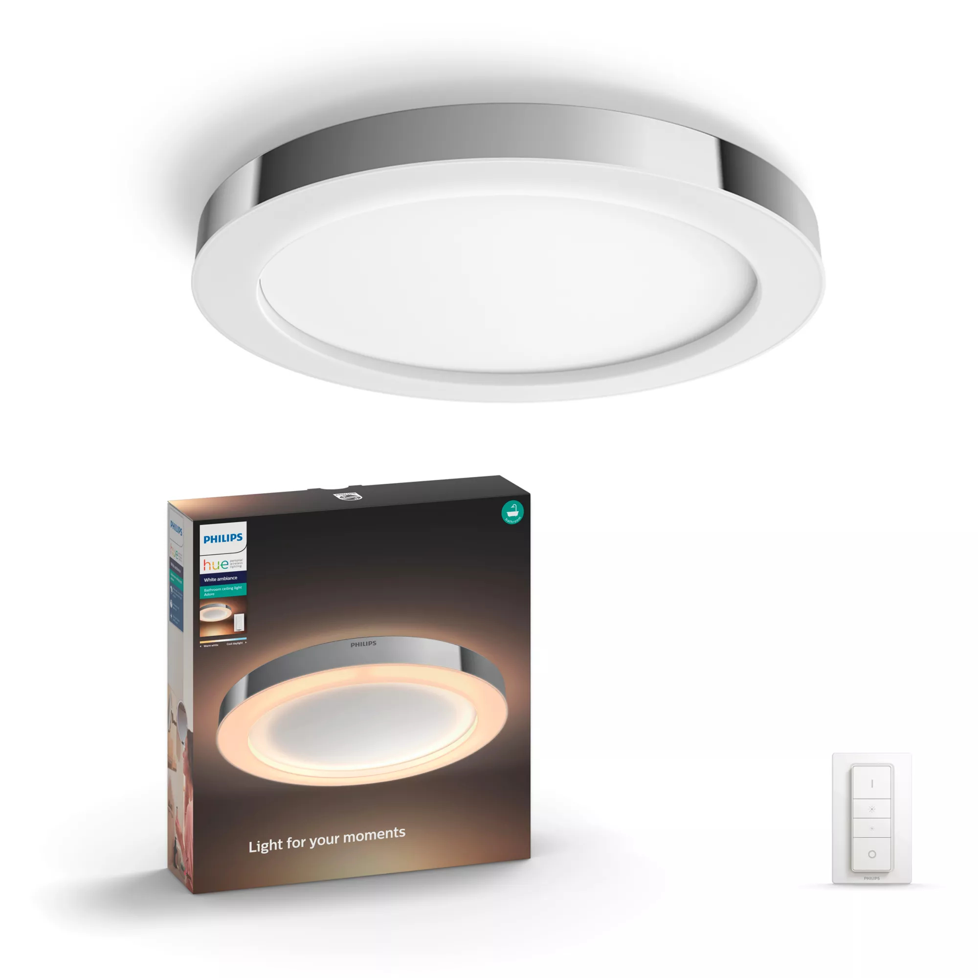 Philips by Signify Philips Hue White ambience Adore Bathroom ceiling light