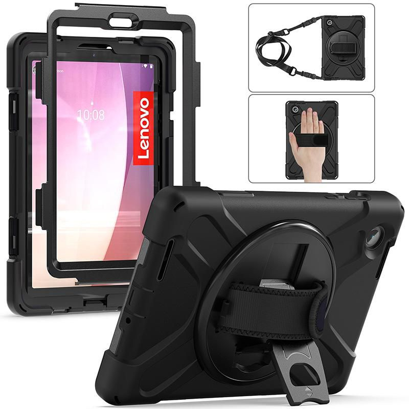 eSTUFF AUSTIN Defender Case for Lenovo TAB M8 4th Gen 8-inch (TB-300FU) - Black – image 3