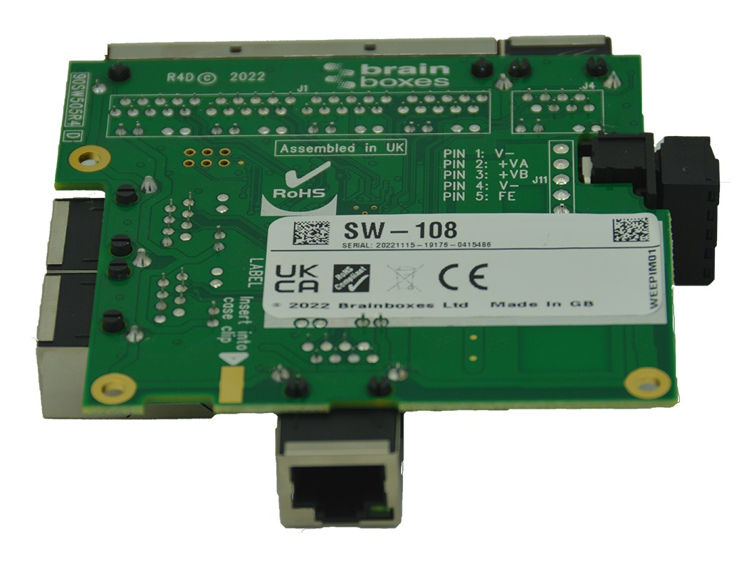 Brainboxes Embedded Industrial 8 Port 10/100 Ethernet Switch – image 5