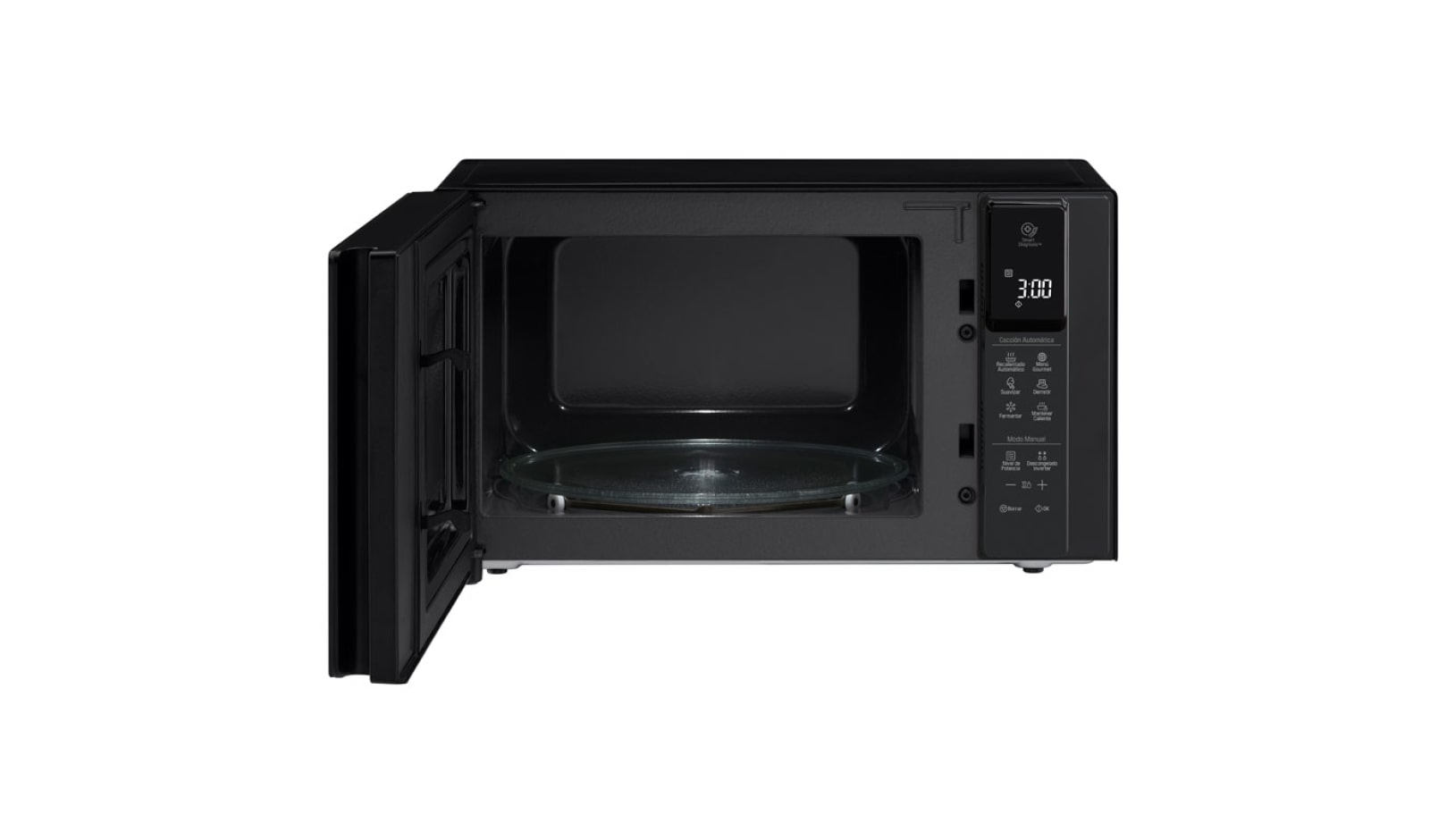 LG MS1596DIR microwave Black, Mirror Solo microwave Countertop – image 2