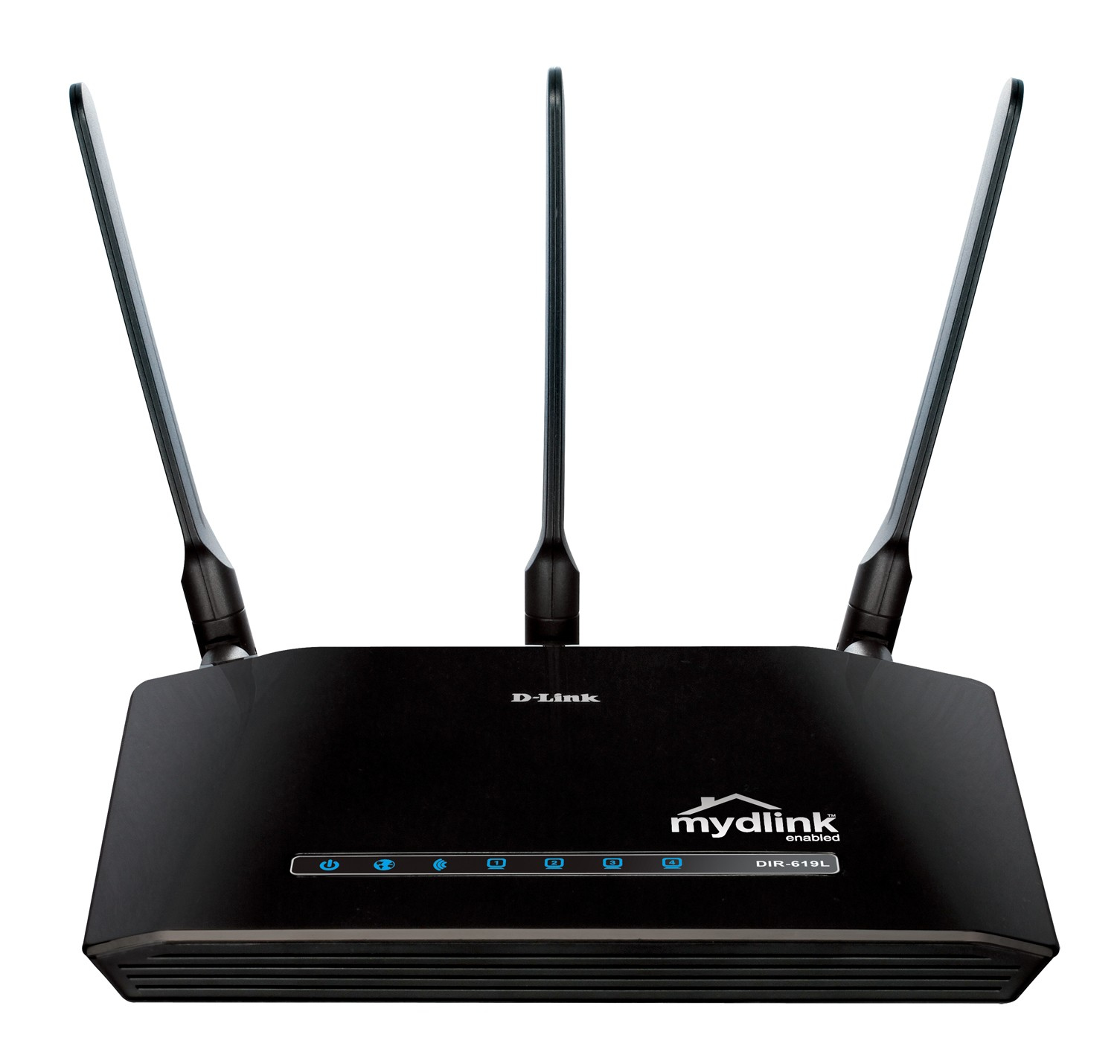 D-Link DIR-619L wireless router Fast Ethernet Single-band (2.4 GHz) Black – image 1