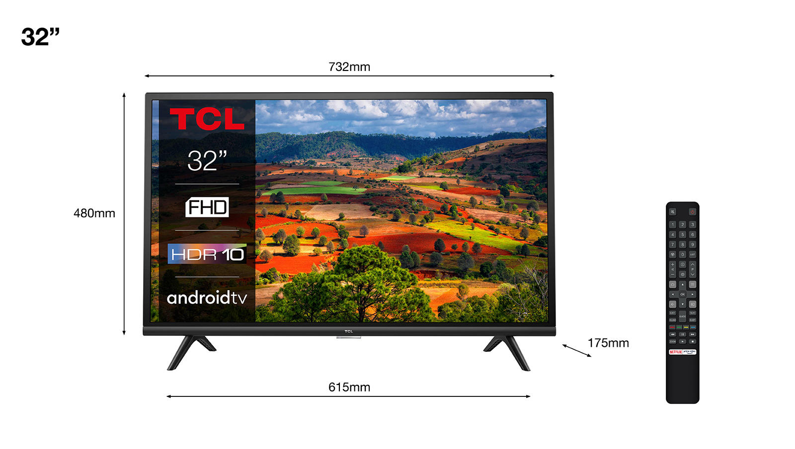 TCL 32ES570F TV 81.3 cm (32") Full HD Smart TV Wi-Fi Black – image 2