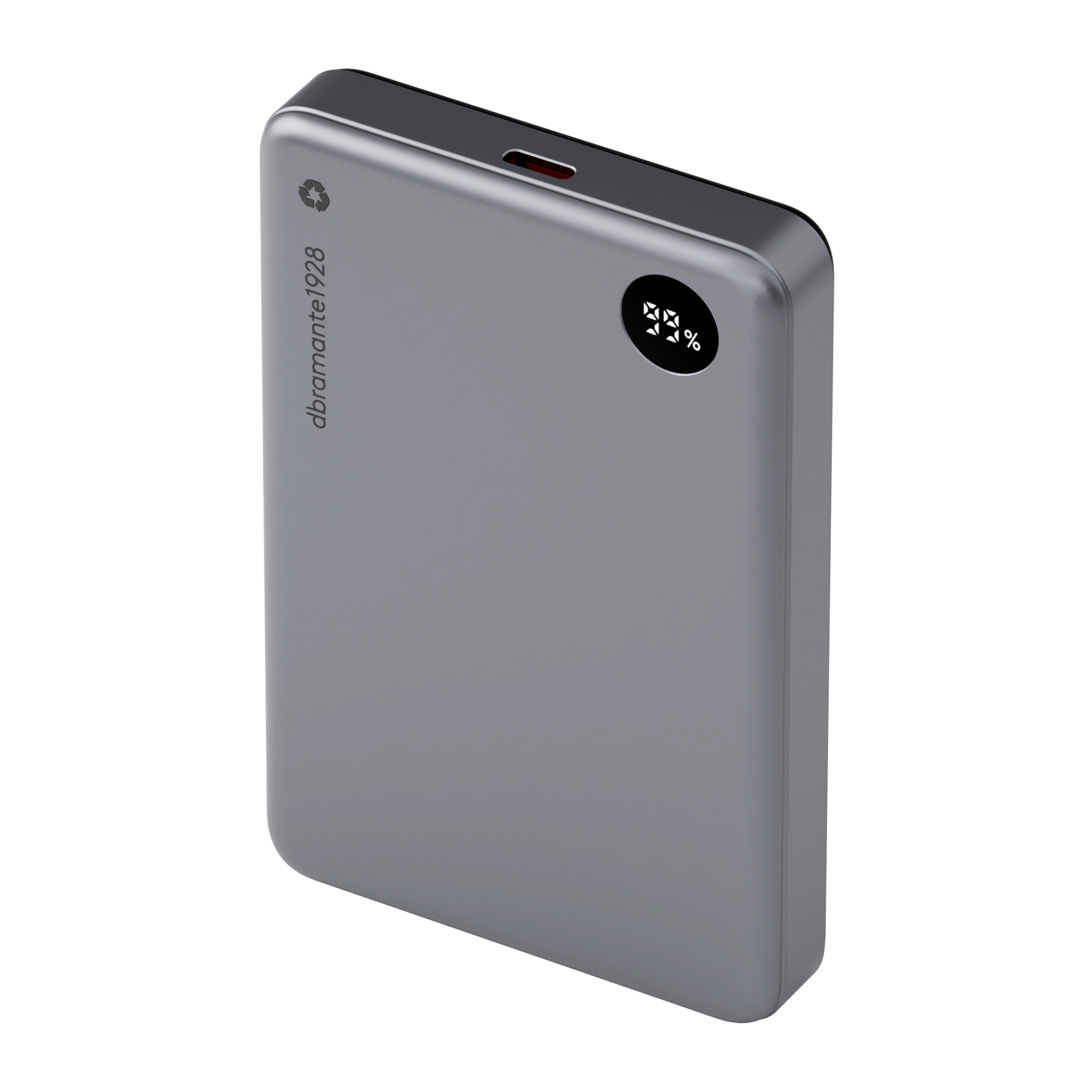 dbramante1928 re-charge 10000 mAh Carica wireless Grigio