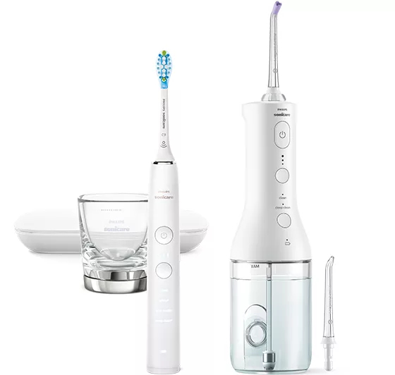 Philips DiamondClean 9000 HX3866/41 Electric toothbrush & cordless water flosser bundle – image 2