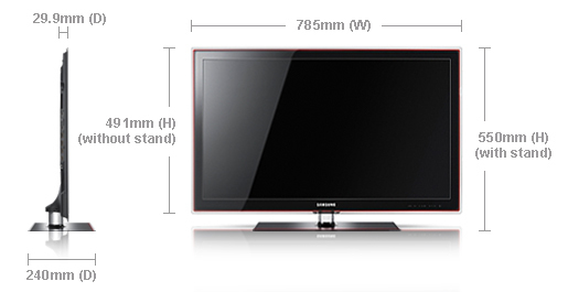 Samsung UE32C5800QK HD Black, Silver – image 6
