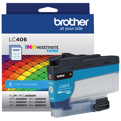 Brother LC406CS ink cartridge 1 pc(s) Original Standard Yield Cyan – image 1