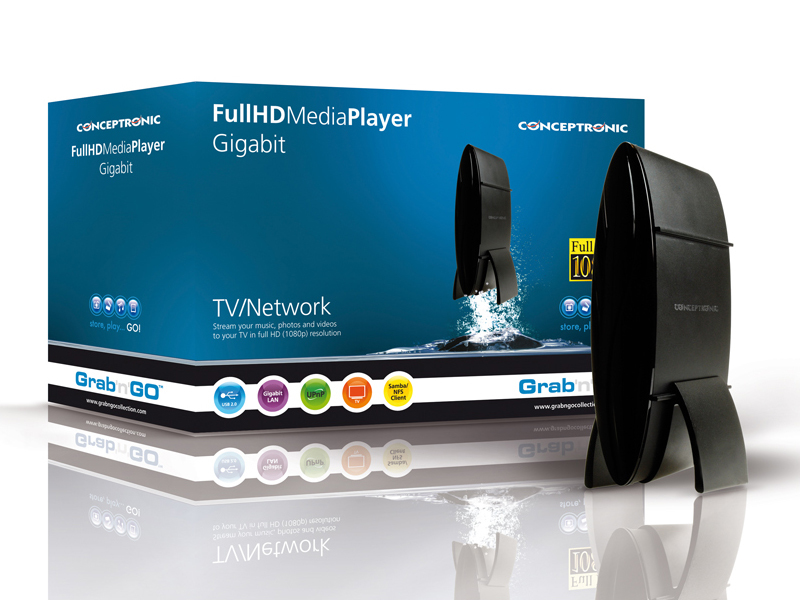 Conceptronic Gigabit Full HD Media Player – image 3