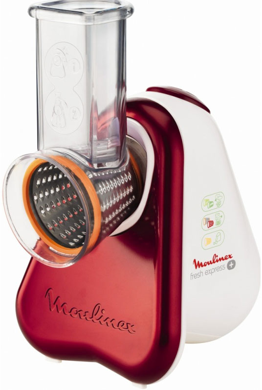 Moulinex DJ756G35 electric grater/spiralizer Red, White – image 1