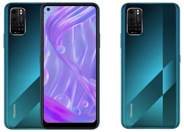 Hisense V50 16.6 cm (6.55") Single SIM Android 10 Micro-USB 4 GB 64 GB 4550 mAh Blue