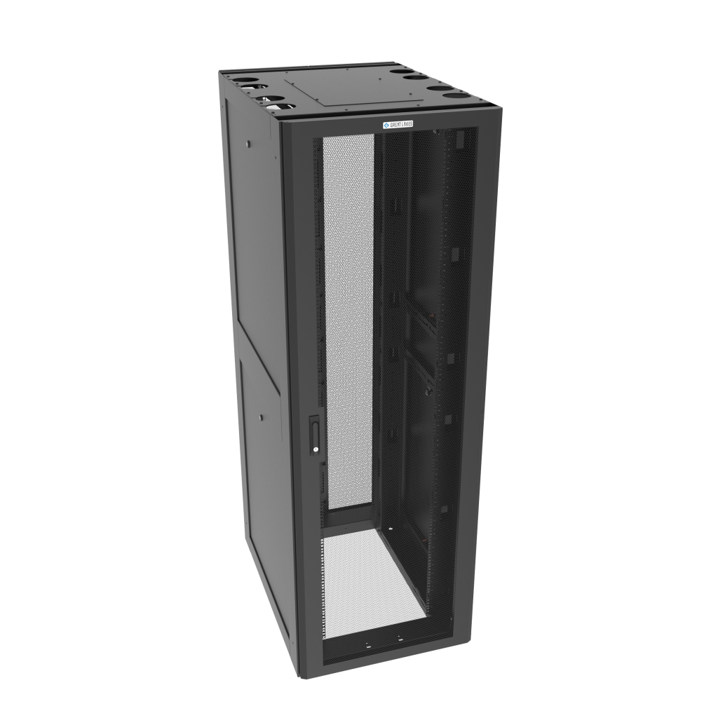 Vertiv GL48UG2EZ-3042-B-MSS rack cabinet 48U Floor mounted rack Black – image 1