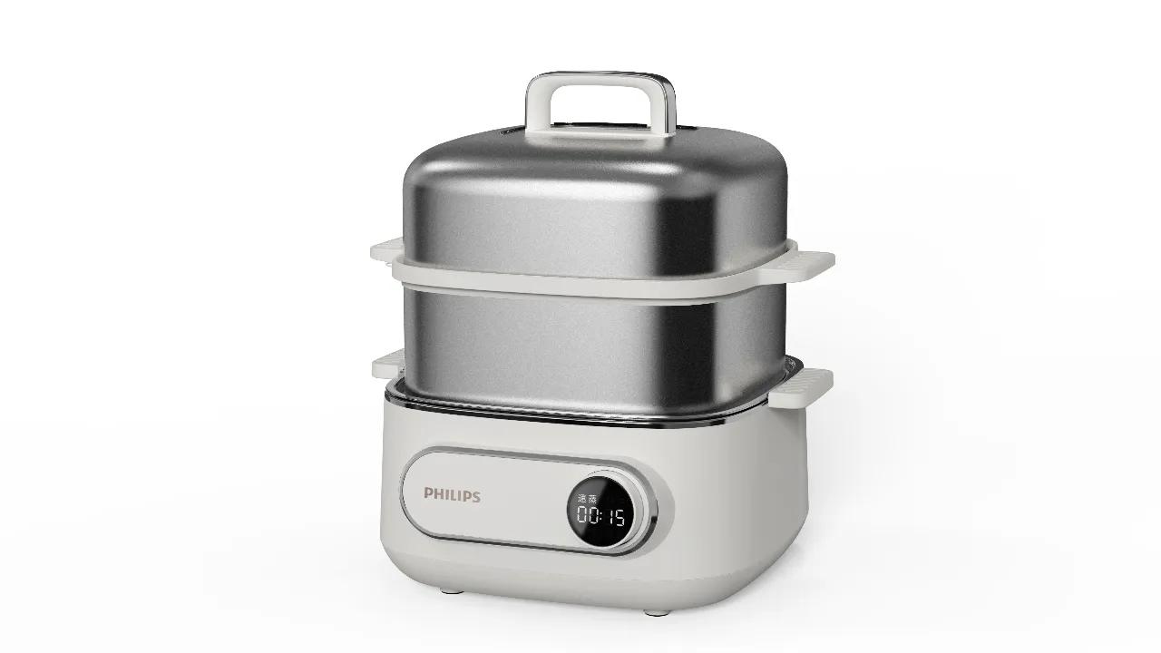 3000 series HD3300/20 steam cooker 2 basket(s) Freestanding