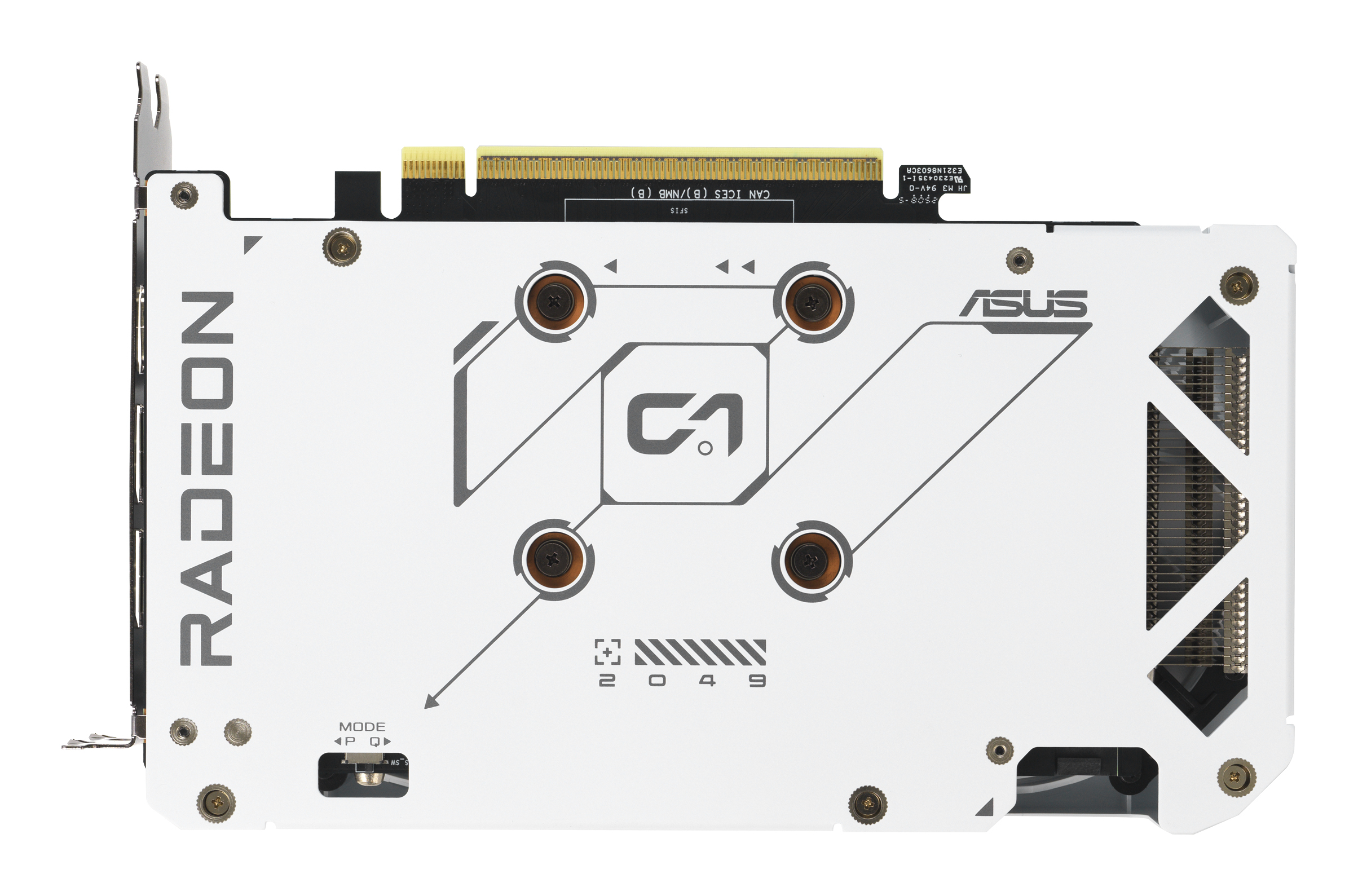 ASUS DUAL-RX9060XT-16G-WHITE 16GB GDDR6 HDMI DP