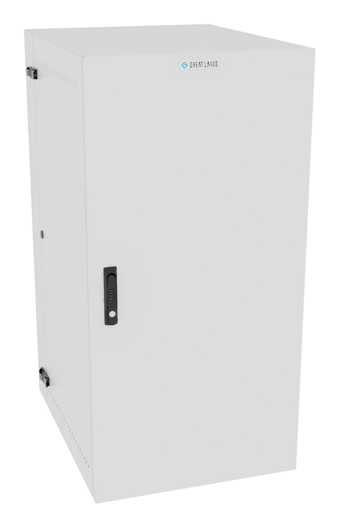 Vertiv VR Rack GL48WMCMS-W-SC-00-CM rack cabinet 25U Wall mounted rack White – image 1