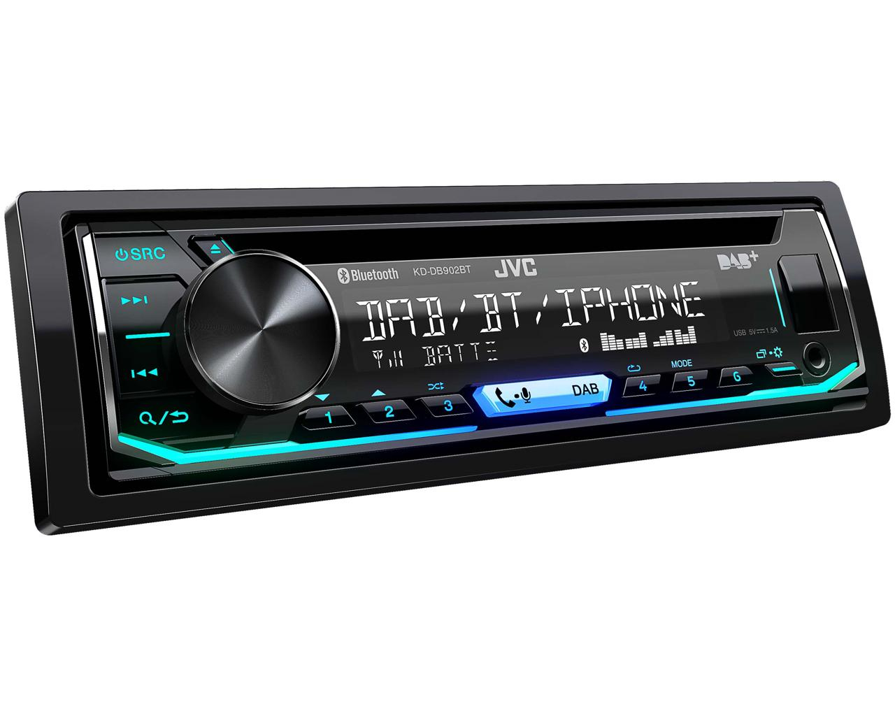 JVC KD-DB902BT 1-DIN CD Receiver – image 3