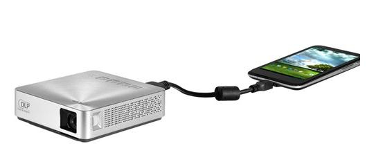 ASUS S1 Standard throw projector 200 ANSI lumens DLP WVGA (854x480) Silver – image 6