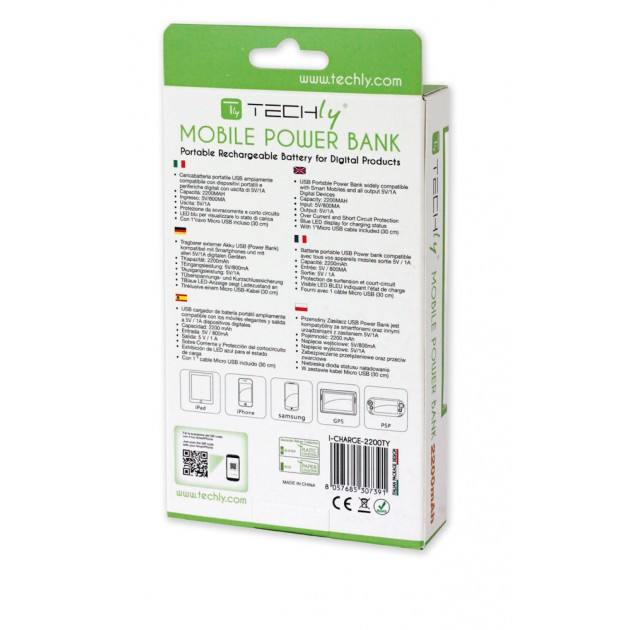 Techly Emergency Battery Charger for Smartphone – image 6