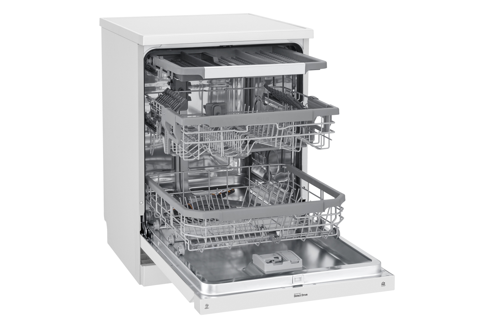LG DF215FW dishwasher Freestanding 14 place settings – image 4